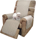 Reversible Sofa Cover Washable Couch Cover for Dogs Friendly with Elastic Straps Water Repellent Furniture Protector for 3 Cushion Couch (Sofa, Coffee/Beige)