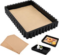 Decorative Tray for Coffee Table Decor,14'' Coffee Table Tray with 50 Oil-Proof Paper,Ottoman Trays Tables Centerpieces,Home Modern Serving Trays for Hotel Meals Desserts
