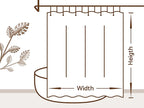 Design Waffle Weave White Shower Curtain Hotel Luxury Quality, Fabric Shower Curtains for Bathroom, Pique Pattern Cloth, Water Repellent and Machine Washable, Standard Size 71" x 72"